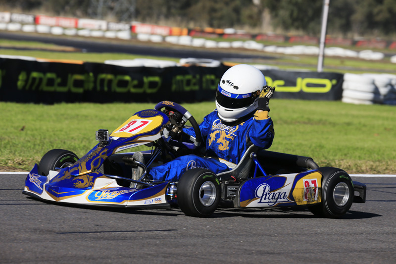 Bayley Douglas achieved back to back round wins in Mini Max